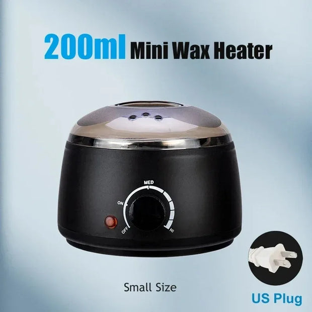 Wax Heater Warmer Machine For Hair Removal Depilation Wax Dipping Epilator Paraffin Pot and Wood Sticks Kit