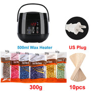 500ml Wax Heater Machine for Hair Removal Wax-melt Depilatory Epilator Machine Waxing Kit Paraffin Heater Wax Warmer Machine