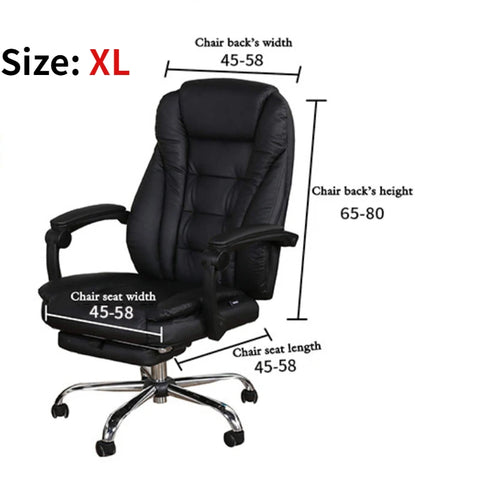 New Velvet Office Computer Desk Chair Covers Armchair Protector Black High Quality House Chaise Includ Armrest Gamer Covers 2024