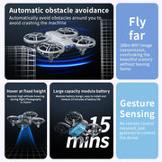 4DRC New V8 Mini Drone 6k profession HD Wide Angle Camera WiFi FPV RC Dron Height Keep Drones Helicopter Kids Toys Gifts