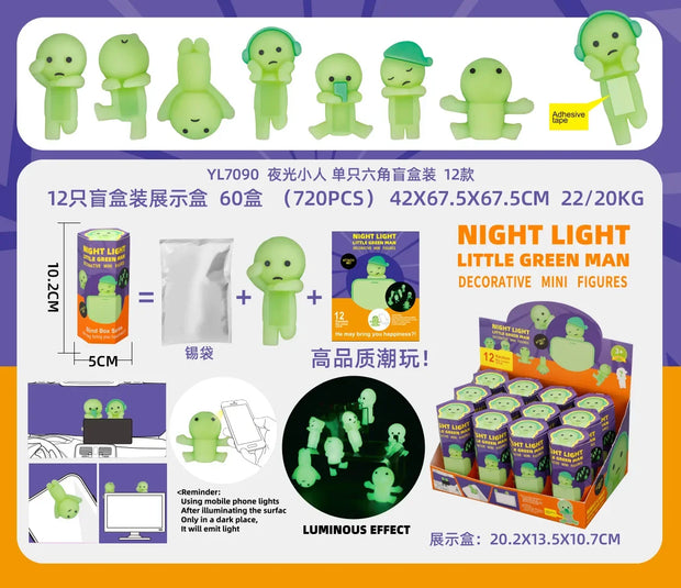 Sonny Angel Hippers Smiski Blind Box Cheer Living Party Series Noctilucent Elf Mini Cute Figure Ornament Toys Kid Christma Gift