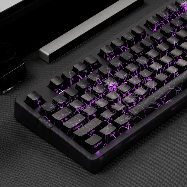 ZORNHER Zuohe ZH980 Spider Web Mechanical Keyboard 3mode Custom RGB Hot Swap Wireless Gaming Keyboards Pc Accessories