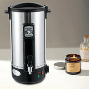 Electric Wax Melter 10.8L Stainless Steel Electrofuse Wax DIY Candle Making Aromatherapy Easy to Clean for Melting