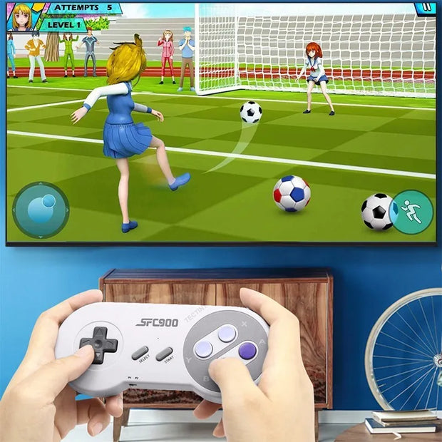 SF900 Video Game Console Hd TV Game Stick Wireless Controller Built in 4700 Games Handheld Game Player Gamepad For SNES For NES