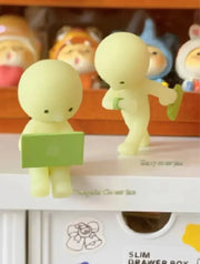 Smiski Worker Series Noctilucent Green Doll  Cute Surprise Creative Night Light Fairy Doll Decoration Halloween Gift