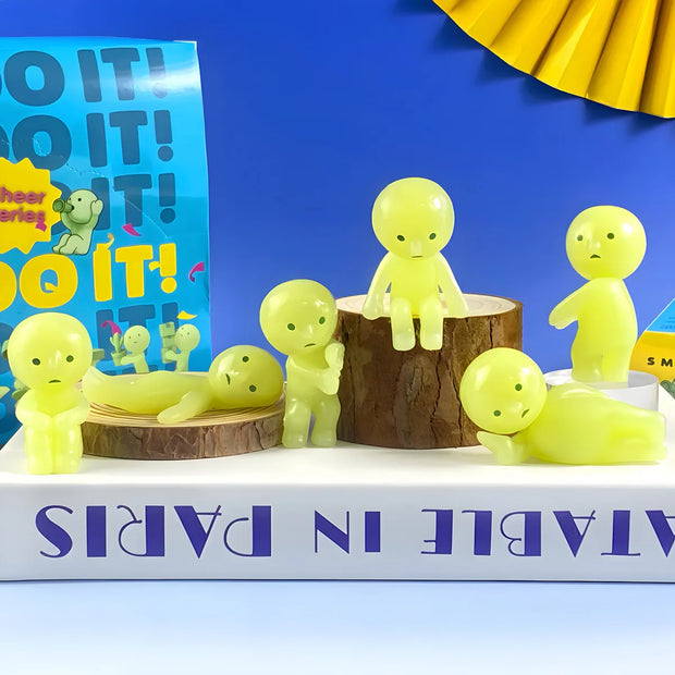 Smiski Collect Blind Box Sonny Angel Series Cute Noctilucent Green Cartoon Action Character Doll Model Toy Holiday Gift Toys