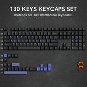 Womier 138 Keys Retro Brown Gray PBT Keycap Double Shot Cherry Profile Key caps for Cherry MX Switches Mechanical Gamer Keyboard