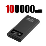 200000mAh Power Bank 120W Super Fast Charging Battery High Capacity Digital Display Power Bank For Iphone Samsung Huawei New