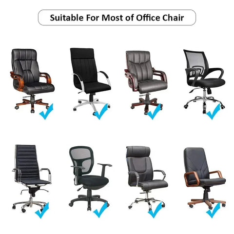 New Velvet Office Computer Desk Chair Covers Armchair Protector Black High Quality House Chaise Includ Armrest Gamer Covers 2024