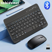 Wireless Keyboard Mouse Set Bluetooth Mini Keyboard Rechargeable Gaming mouse Office mouse For IOS Android Windows Tablet iPad