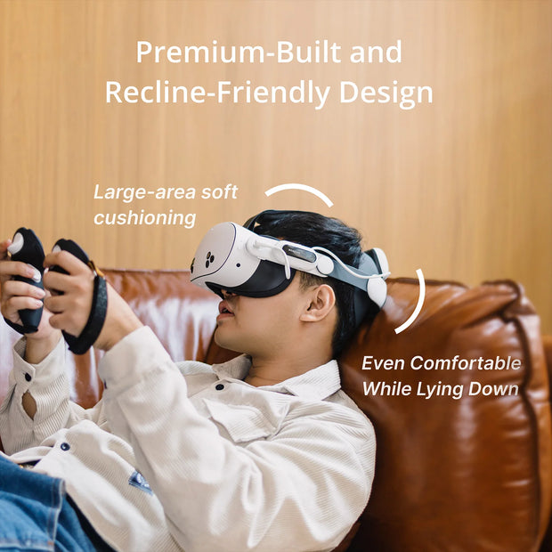 BOBOVR E3 Pro Battery Strap Compatible with Meta Quest 3 and 3S Extended Playtime Comfort Fit Enhanced VR Experience