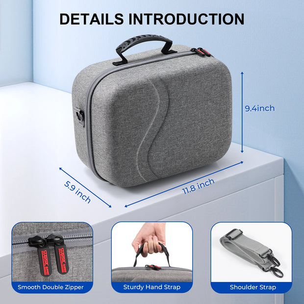 For Meta Quest 3VR Glasses storage box bobovr S3Pro Headwear Single shoulder straddle backpack Protective box accessories [New]