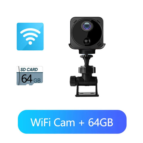 Mini Wifi 4K Surveillance Camera Night Vision Motion Detection Ip Camera Smart Home Wireless Security Cam Low Power Consumption