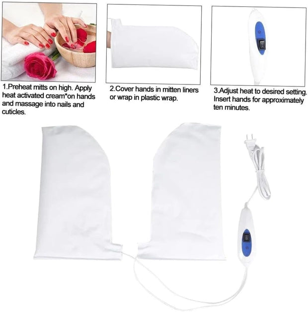 Paraffin Wax Machine for Hand and Feet Treatment With 300g Wax and Gloves For Hands and Feet - 2700ml Large Capacity Paraffin