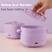 Portable Wax Heater Foldable Easy To Clean High Capacity Melted Wax Beans Hair Removal Wax Warmer Quick Wax Melting
