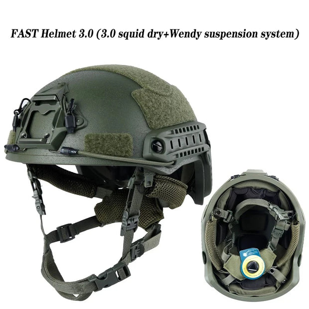 FAST tactical helmet Kevlar high-quality fast tactical helmet FAST Wendy suspended floating pad tactical helmet outdoor hunting