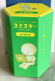 Smiski Worker Series Noctilucent Green Doll  Cute Surprise Creative Night Light Fairy Doll Decoration Halloween Gift