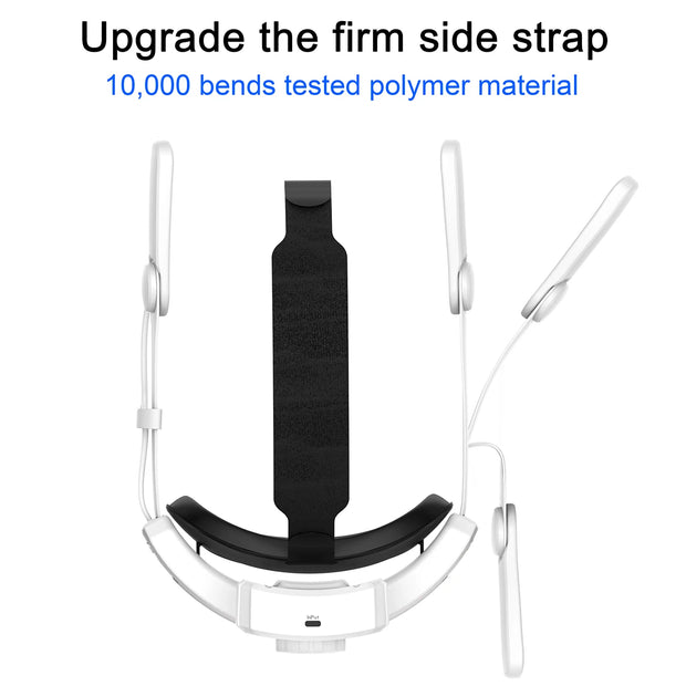 HUADAI New T2 Battery Head Strap Compatible with Oculus Quest 2 Elite Halo Strap 5200mAh Battery for Meta Quest2 VR Accessories