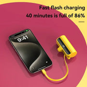 Xiaomi 50000mAh Capsule Power Bank Mini Portable Pocket Power Bank 30000mAh with Stand for iPhone Samsung Android Fast Shipping