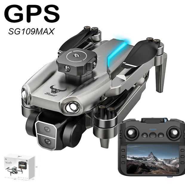 SG109MAX Max Drone 4k GPS 8K HD Dual Camera Professional Aerial Photography UAV Brushless Motor Quadcopter Toys Aircraft