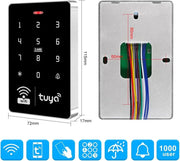 Wifi Tuya APP Access Control System Waterproof Kits Keypad Controller IP68 Waterproof 125KHz 13.56MHz Reader Phone APP Unlock