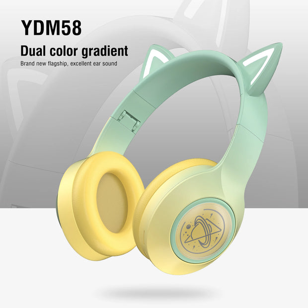 YDM58 Pro Wireless Bluetooth Headphones Noise Cancelling Ear buds With Mic Over Ear Sports Gaming Headset for Any Phone Xiaomi