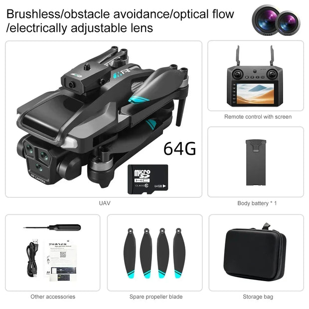 2025 M22 MAX Outdoor Drone Professional 4K/6K HD ESC Sero Dual Camera 5G Wifi  Foldable Brushless Optical Flow RC Quadcopter
