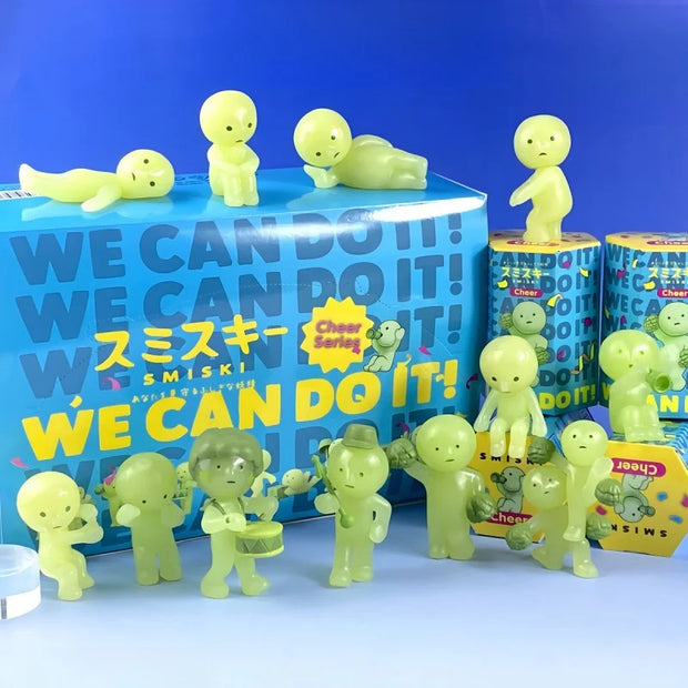 Smiski Collect Blind Box Sonny Angel Series Cute Noctilucent Green Cartoon Action Character Doll Model Toy Holiday Gift Toys