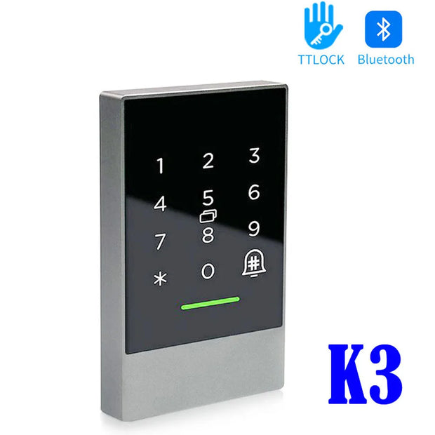 Nfc Tag Ttlock Mortise Fingerprint Door Status Sensor G2 Gateway Smart Phone App 13.56Mhz Rfid Door Access Control System K3/K3F