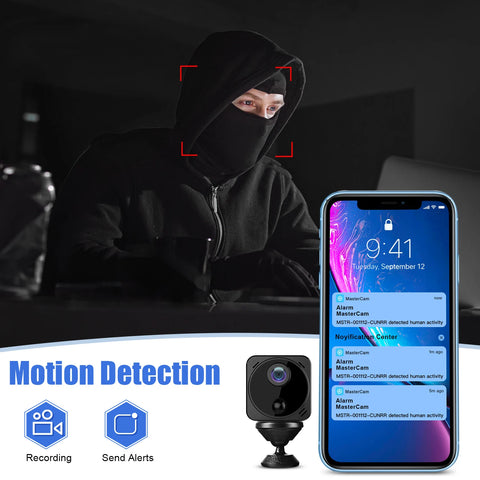 Mini Wifi 4K Surveillance Camera Night Vision Motion Detection Ip Camera Smart Home Wireless Security Cam Low Power Consumption