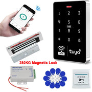 Wifi Tuya APP Access Control System Waterproof Kits Keypad Controller IP68 Waterproof 125KHz 13.56MHz Reader Phone APP Unlock