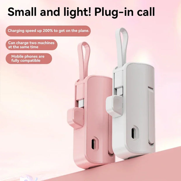 Xiaomi Mini 30000mAh Large Capacity Power Bank CapsulePortable Wireless Fast Charging External Battery For iPhone Huawei