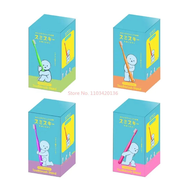 Smiski Corner Jun Luminous Model Ornaments Put Toothbrush Holder Storage Cute Corner Jun Elf Collection Gifts