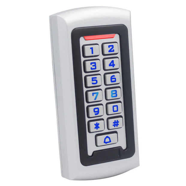 LED Backlight Metal Keypad Wiegand RFID Card Reader 125khz Access Control System Proximity Card Standalone 2000 Users Door Lock
