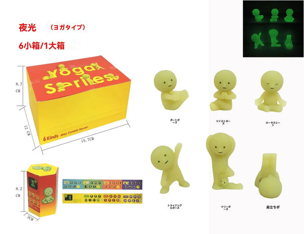 Sonny Angel Hippers Smiski Blind Box Cheer Living Party Series Noctilucent Elf Mini Cute Figure Ornament Toys Kid Christma Gift