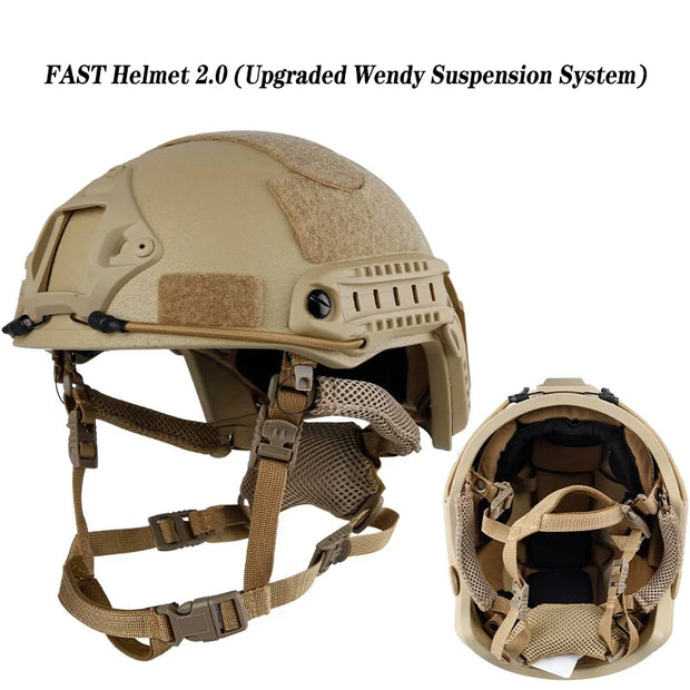 FAST tactical helmet Kevlar high-quality fast tactical helmet FAST Wendy suspended floating pad tactical helmet outdoor hunting