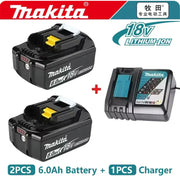 100%Original Makita 6Ah/5Ah/3Ah for Makita 18V Battery BL1830B BL1850B BL1850 BL1840 BL1860 BL1815 Replacement Lithium Battery