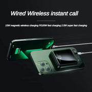 100000mAh Magnetic Power Bank Wireless Fast Charger For Magsafe Portable Auxiliary Battery Pack For iphone Huawei Samsung 2025
