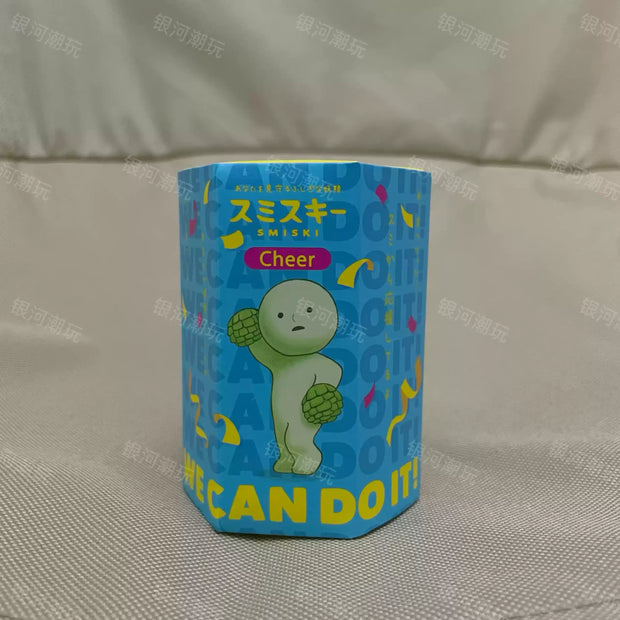 Genuine Smiski Luminous Villain Living Room Bathroom Bedroom Bathroom Worker Blind Box Gift