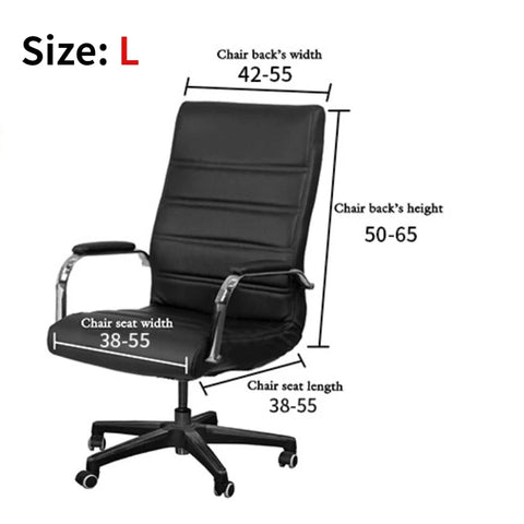 New Velvet Office Computer Desk Chair Covers Armchair Protector Black High Quality House Chaise Includ Armrest Gamer Covers 2024