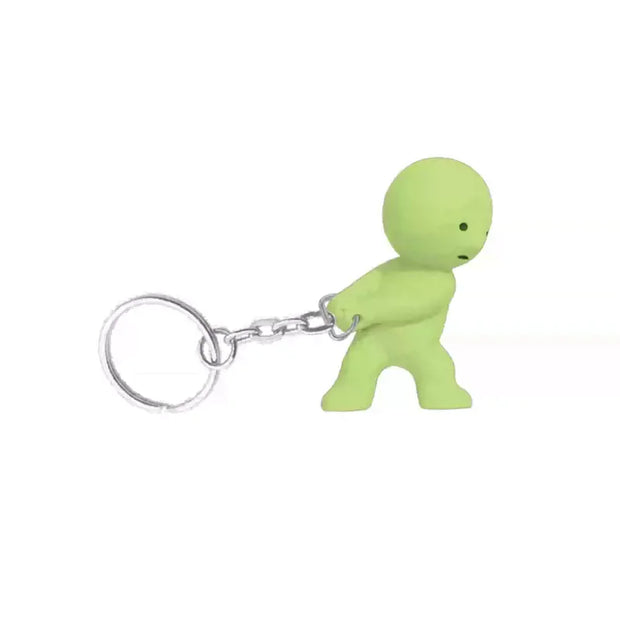 SMISKI 3 style Luminous Doll Keychain Creative Pendant Action Figures Life Decoration Glowing Ornaments Surprise Gift Model Toys