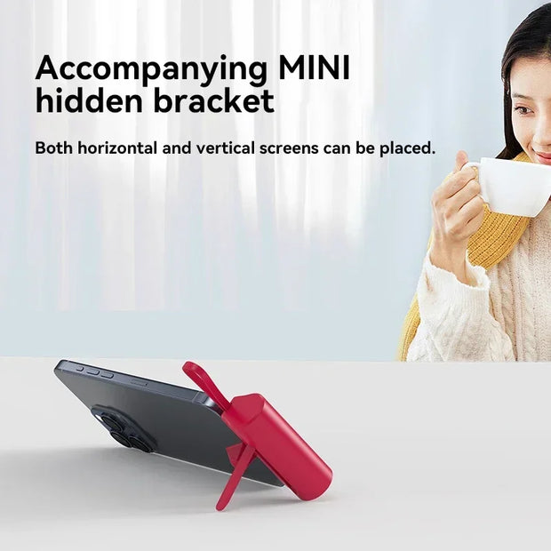 Xiaomi 50000mAh Capsule Power Bank Mini Portable Pocket Power Bank 30000mAh with Stand for iPhone Samsung Android Fast Shipping