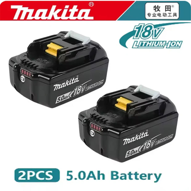100%Original Makita 6Ah/5Ah/3Ah for Makita 18V Battery BL1830B BL1850B BL1850 BL1840 BL1860 BL1815 Replacement Lithium Battery