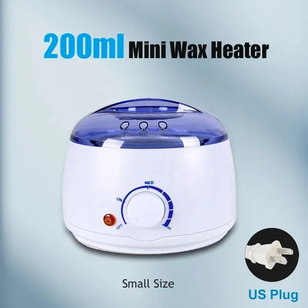 Wax Heater Warmer Machine For Hair Removal Depilation Wax Dipping Epilator Paraffin Pot and Wood Sticks Kit