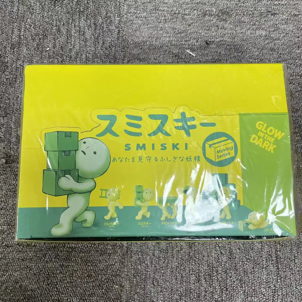 Genuine Smiski Luminous Villain Living Room Bathroom Bedroom Bathroom Worker Blind Box Gift