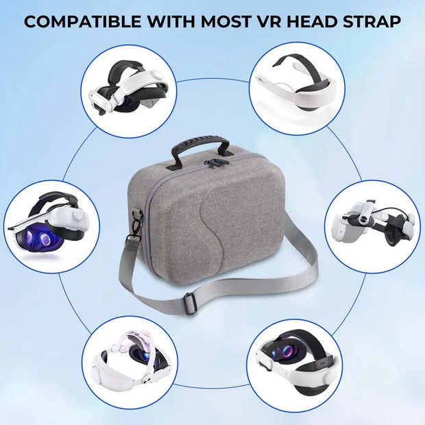 For Meta Quest 3VR Glasses storage box bobovr S3Pro Headwear Single shoulder straddle backpack Protective box accessories [New]