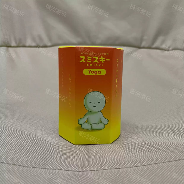 Genuine Smiski Luminous Villain Living Room Bathroom Bedroom Bathroom Worker Blind Box Gift