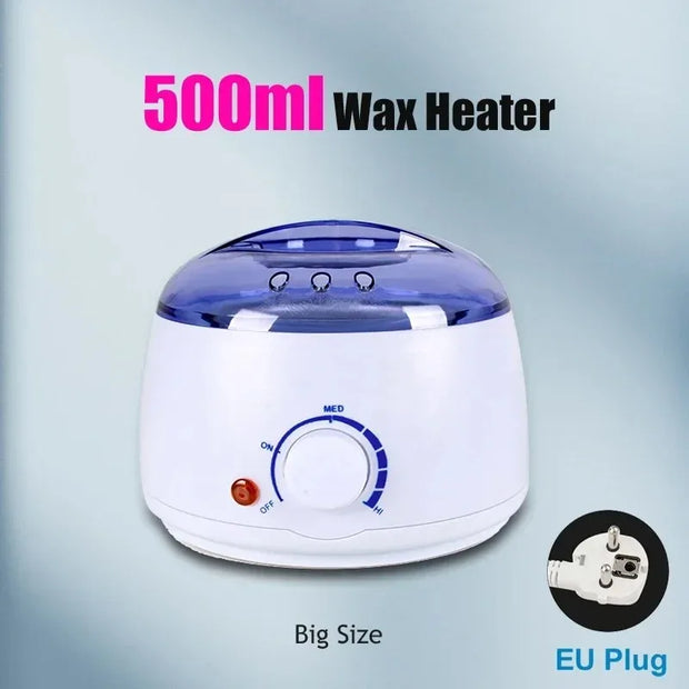 500ml Big Wax Heater Pot for Hair Removal Paraffin Heater Waxing Warmer Depilatory Epilator Wax-melt Machine for Wax Beans