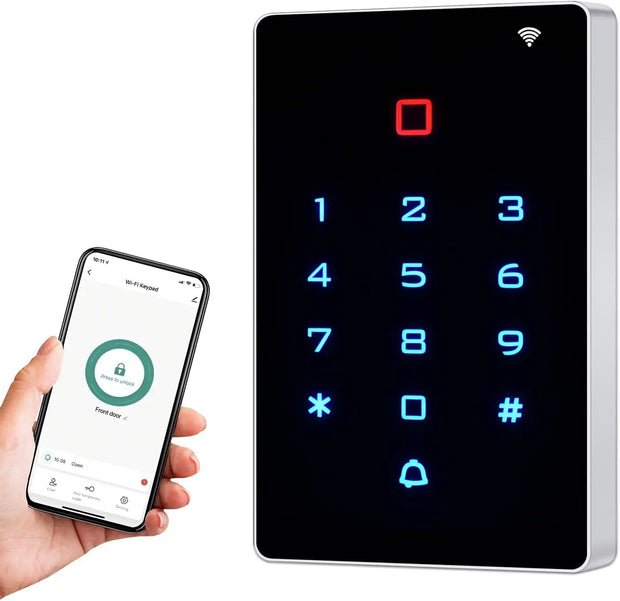 WiFi Tuya RFID Access Control Keypad Wireless IP68 Waterproof Access Controller Keyboard WG26/34 Phone APP Password Unlock