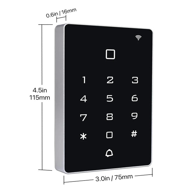 WiFi Tuya RFID Access Control Keypad Wireless IP68 Waterproof Access Controller Keyboard WG26/34 Phone APP Password Unlock